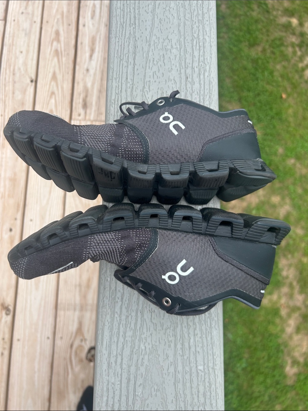 On Running Sneaker Cloud X Black Asphalt Woman (8, Black/Asphalt) - Picture 6 of 8